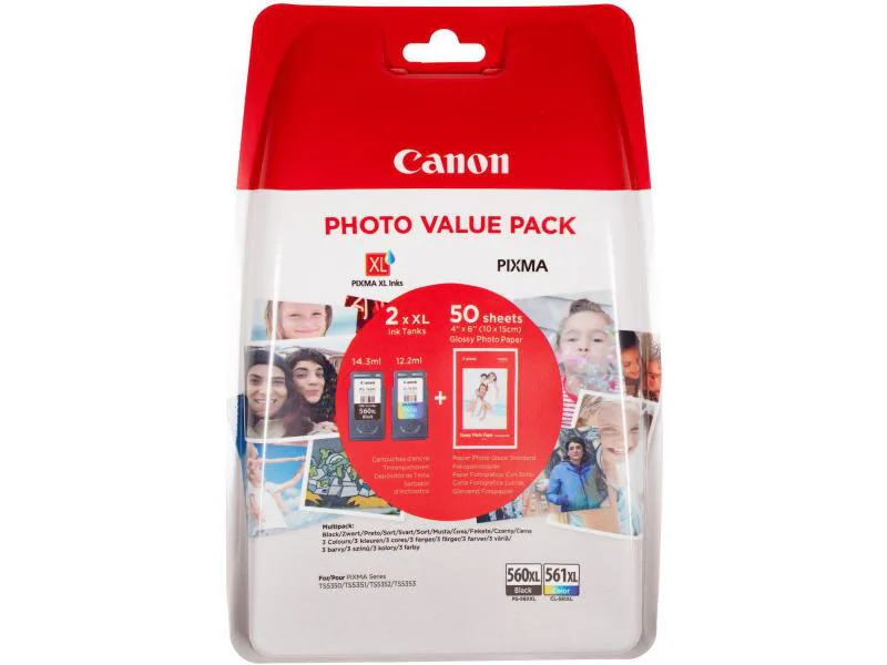 Canon Tinte PG-560XL + CL-561XL