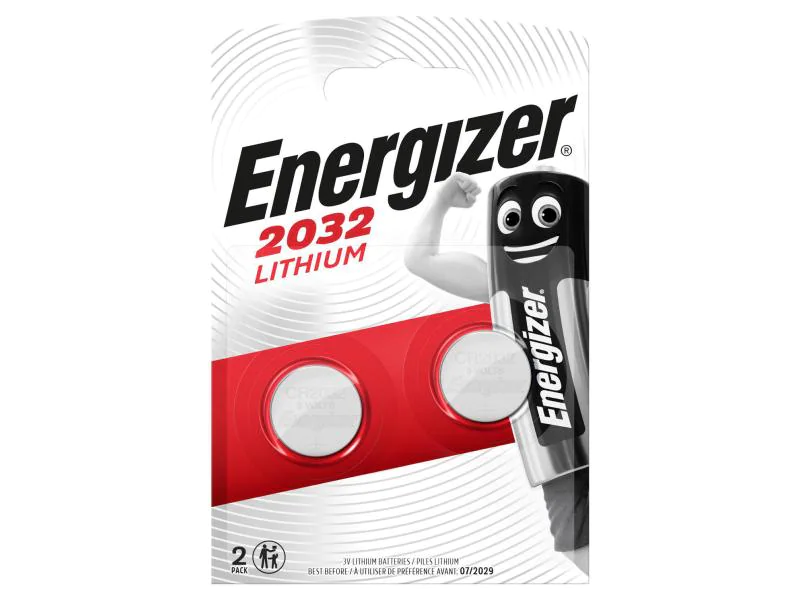 Energizer Knopfzelle Lithium CR 2032 2 Stück