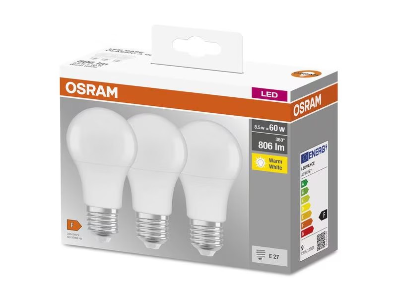 OSRAM LED-Lampe E27 8.5W